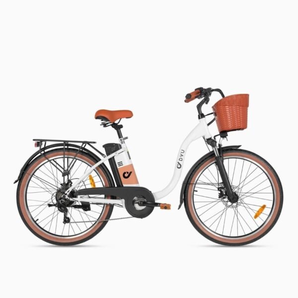 Bicicleta eléctrica urbana DYU C6 Pro de 26 pulgadas