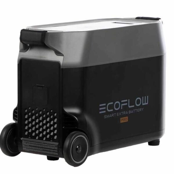Ecoflow – Generador portátil Delta Pro, 3600 Wh, 4 salidas de CA – 3600 W de potencia total (7200 W de potencia máxima)