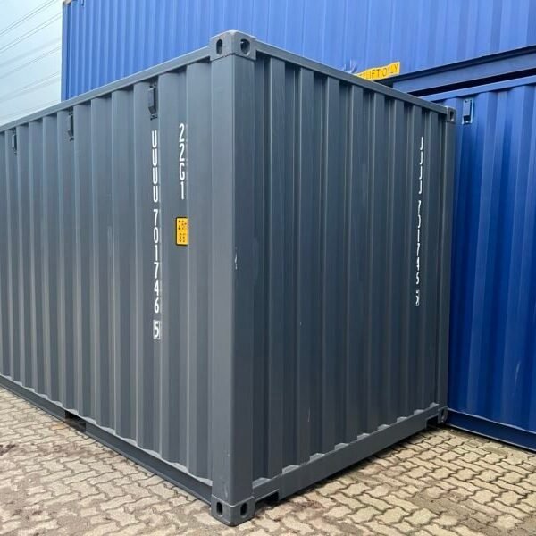 20 pies 6058 x 2438 x 2591 mm como nuevo RAL 7016 – gris antracita Disponibilidad: 15 Entrega posibl