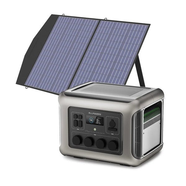 Generador eléctrico portátil ALLPOWERS de 2500 W, generador solar portátil