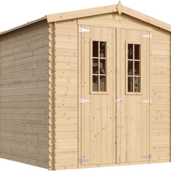 Caseta de jardín de madera con suelo tratado TIMBELA m343c+m343g