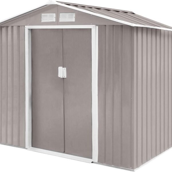 HATTORO S300 Cobertizo para herramientas/caseta de jardín 15 m³ gris claro