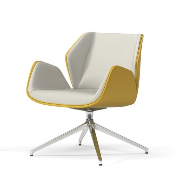 Silla semi-ejecutiva Haiku Sitlosophy con base piramidal (tapizado: cat. 2 Gazebo (cuero ecológico))