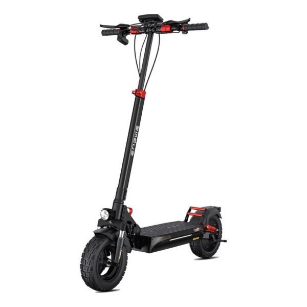 Scooter eléctrico Engwe Y600S 830 W, 48 V, 18,2 Ah, 25 km/h, neumáticos anchos de 10″ × 2,75″, frenos de disco mecánicos, scooter eléctrico plegable.