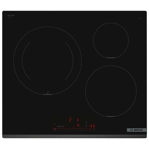 Placa de inducción Bosch PID631HC1E con 3 zonas de cocción, anchura 59,2 c