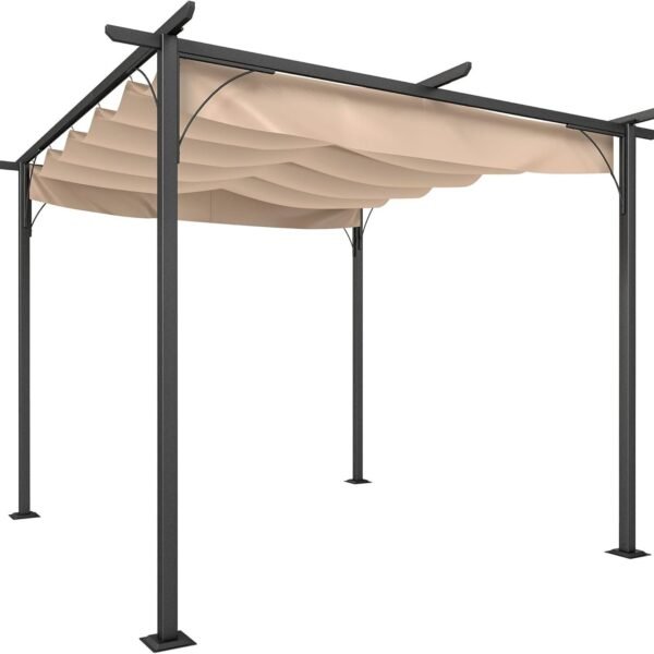 Gazebo con techo retrácti