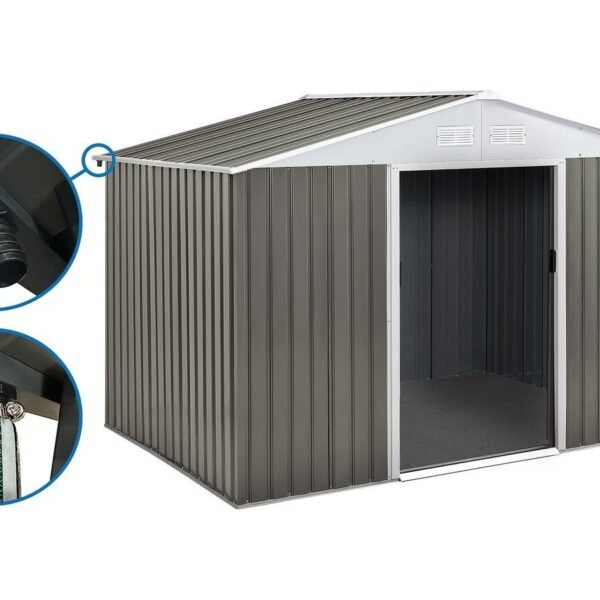 HABITAT ET JARDIN Caseta de jardín metálica