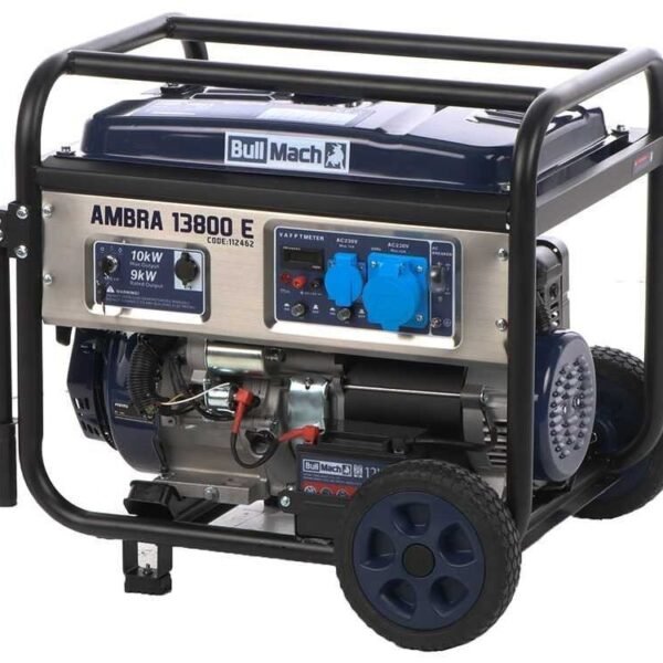 BullMach AMBRA 13800 E-3 Generador de gasolina con AVR 10 kW