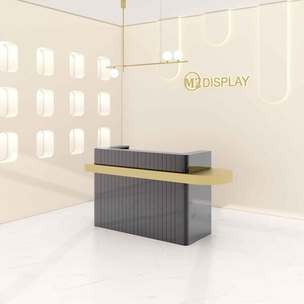 Mostrador de recepción Macron Gold Pencil (mejorado), negro / tamaños especiales: póngase en contacto con nosotros para conocer los precios.