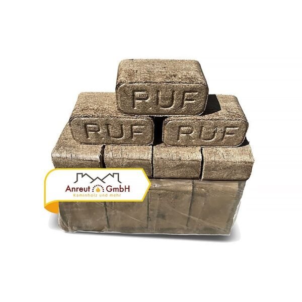 Briquetas de madera «RUF» 480 kg de madera dura/conífer