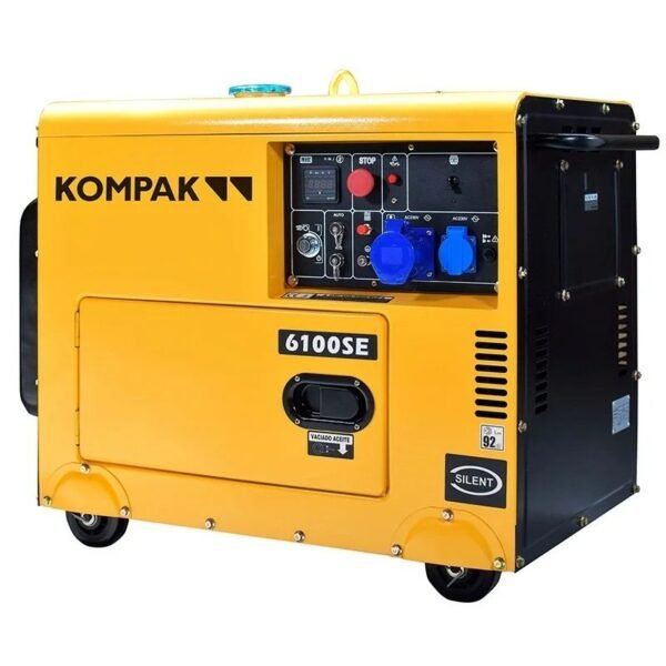 Generador diésel insonorizado Kompak K6100SE de 5,3 kW