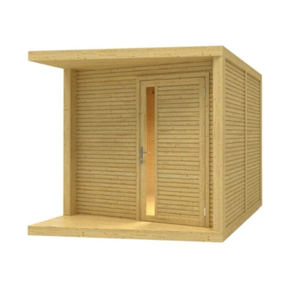 Caseta de jardín compacta Neris 237 × 297 cm: una solución de almacenamiento elegant