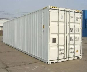 Contenedor marítimo blanco de 40 pies – nuevo
