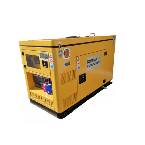 Generador diésel KOMPAK 12kVA 230V/400V insonorizado KDG12000XSE-T monofásico y trifásico